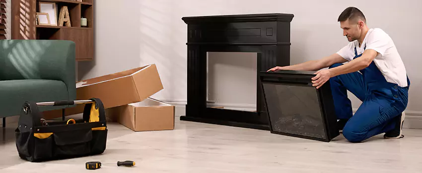 Old Rusted Metal Fireplace Repair And Replacement in Prairieville, LA